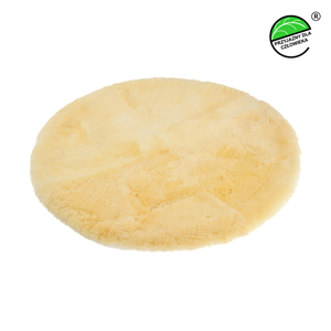 Naturalny okrągły dywan/mata z owczej skóry Ø100cm Relugan