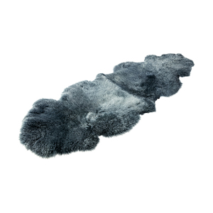 Dywan naturalny Morski z 2 skór owczych 180x50cm