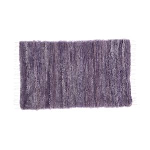 Tkany dywan z owczej skóry Liliowy